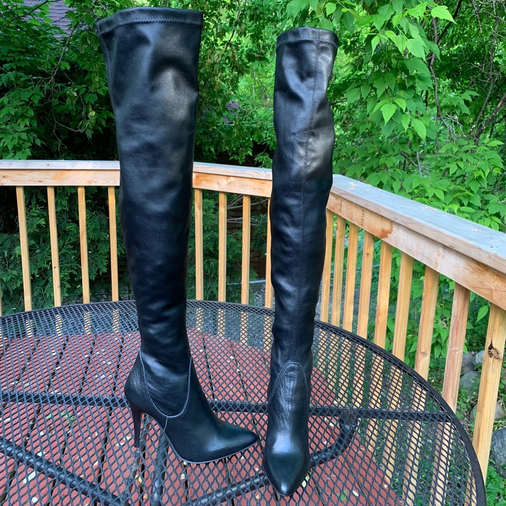 Charles David made in Italy elasticized knee boots - Picture 3 of 8